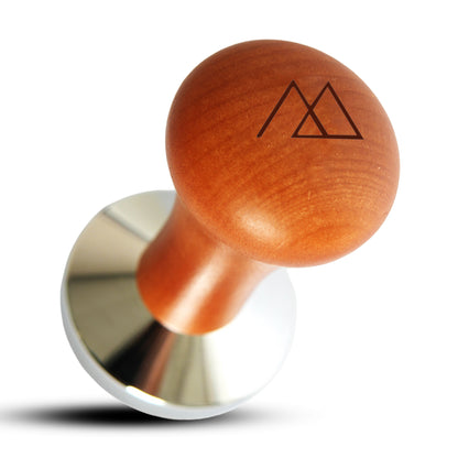 MADCHIEF 53.3mm Espresso Tamper – Wooden Handle & Stainless Steel Coffee Tamper Barista Tool